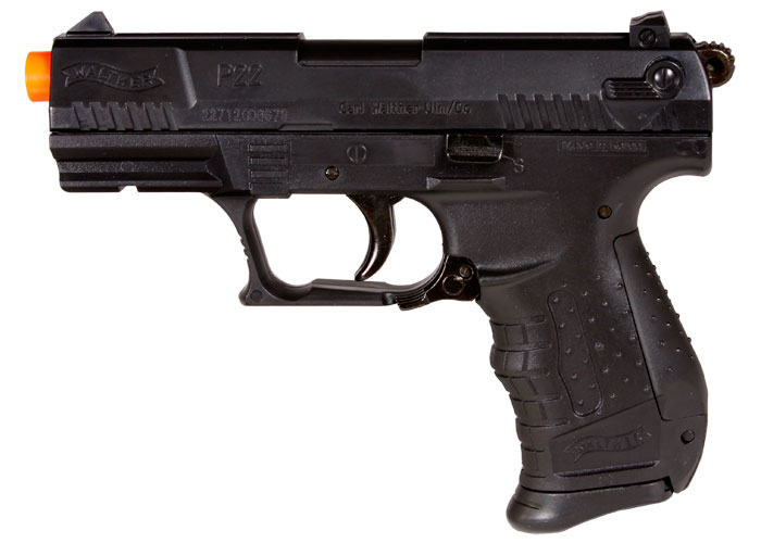 PISTOLA AIR SOFT WALTHER P22 NEGRA 260 FPS CALIBRE 4.5 2272001