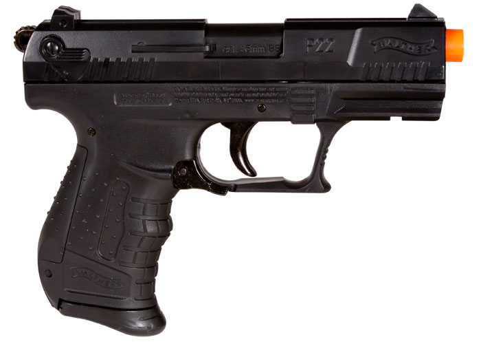 PISTOLA AIR SOFT WALTHER P22 NEGRA 260 FPS CALIBRE 4.5 2272001