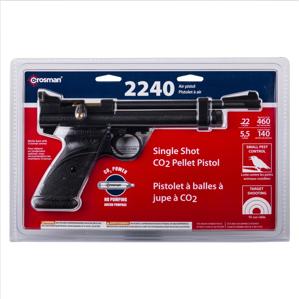PISTOLA CROSMAN CAL 5.5 SEMI-AUT 2240
