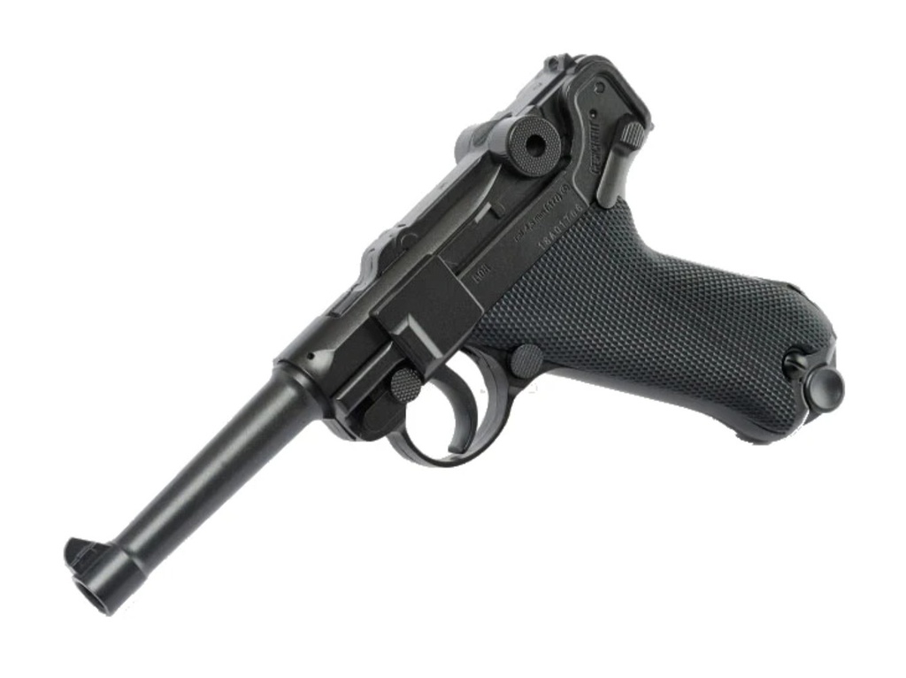 PISTOLA LEGENDS P08 NEGRA CO2 410 FPS CALIBRE 4.5 2251800