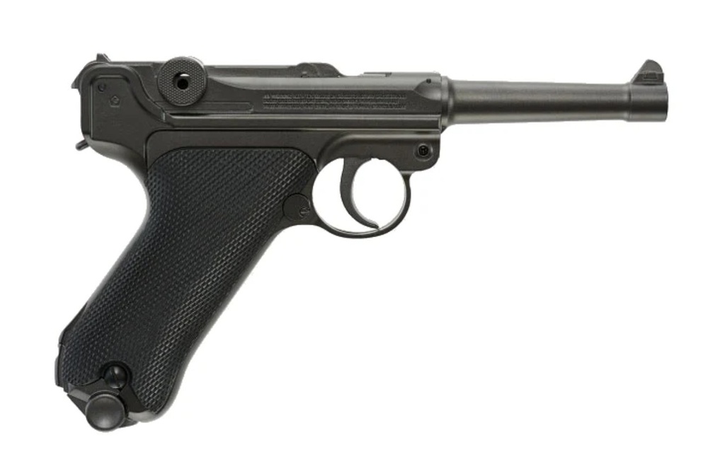 PISTOLA LEGENDS P08 NEGRA CO2 410 FPS CALIBRE 4.5 2251800