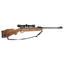 RIFLE DE DIABOLO MENDOZA CAL 5.5 CENTENARIO BARNIZ MIRA 4X32  01005101CN02