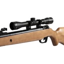 RIFLE DE DIABOLO MENDOZA CAL 5.5 CENTENARIO BARNIZ MIRA 4X32  01005101CN02