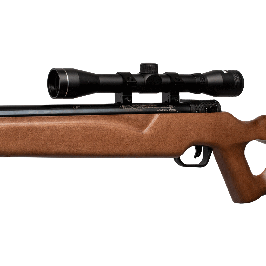 RIFLE DE DIABOLO MENDOZA CAL 5.5 RM-3000 BARNIZ MIRA 4X32 10005102BZ02
