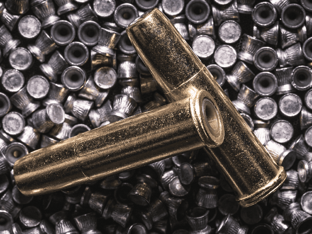 REVOLVER DAN WESSON 715 4&quot; CO2 PELLETS PLATA 18612