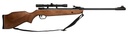 RIFLE DE DIABOLO MENDOZA CAL 5.5 RM100 BARNIZ MIRA 4X32 01005101BZ0