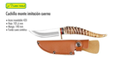 CUCHILLO LION TOOLS 4 1/2&quot; IMITACION CUERNO CON FUNDA 9395