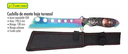CUCHILLO LION TOOLS 7 1/2&quot; HOJA TORNASOL MANGO CALAVERA C/FUNDA 9434