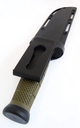 CUCHILLO LION TOOLS 7&quot; HOJA PAVONADA MANGO RUBBER C/FUNDA 9425