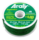 HILO MONOFILAMENTO ARATY P/PESCA NATURAL 100M .80MM 15HILONY055MA