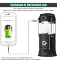 LINTERNA JAGUAR RECARGABLE CAMPING LANTER, LED LIGHT G-5800T
