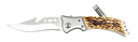 NAVAJA LION TOOLS 3&quot; MANGO TIPO HUESO AUTOMATICA FUNDA 9567