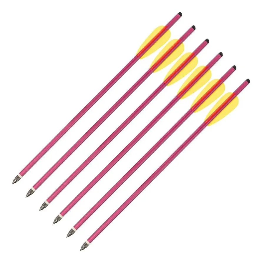 SET FLECHA BALLESTA ARCO GAMO DE 6 PZAS ALUMINIO MK-AL14/6R