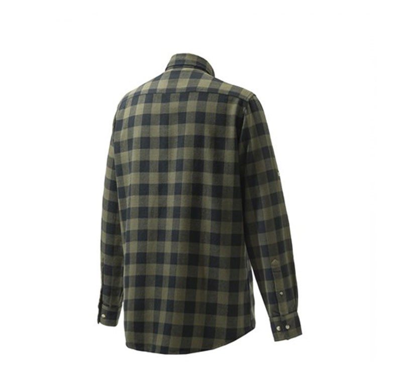 CAMISA BERETTA UOMO ZIPPERED POCKET GREEN BK LU063T186107HI