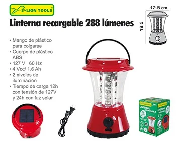 LINTERNA LION TOOLS RECARGABLE 36 LED 1W 8861