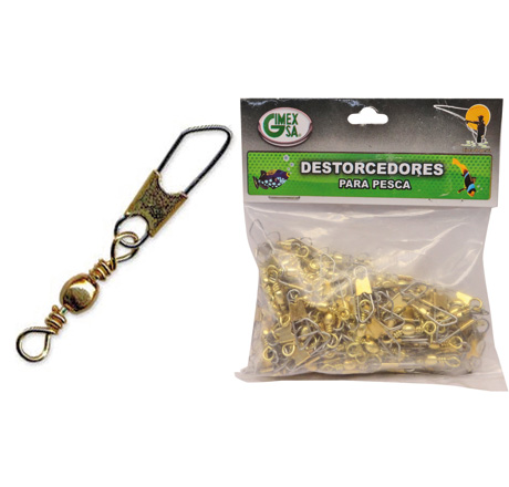 DESTORCEDOR GIMBEL C/SEGURO N°6 LATON BARRIL 5620 14DESTOR043MM