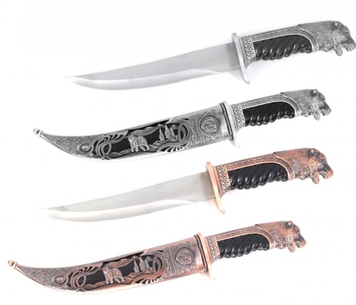 CUCHILLO JAGUAR 14&quot; CAZA WHIT SCABBARD FL15208BCP