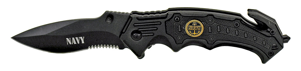 NAVAJA JAGUAR NAVY KNIFE W/METAL HANDLE RT-7027NY