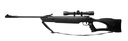 RIFLE DE DIABOLO MENDOZA CAL 5.5 BLACK HAWK POLIMERO 4X32 10005101PL02