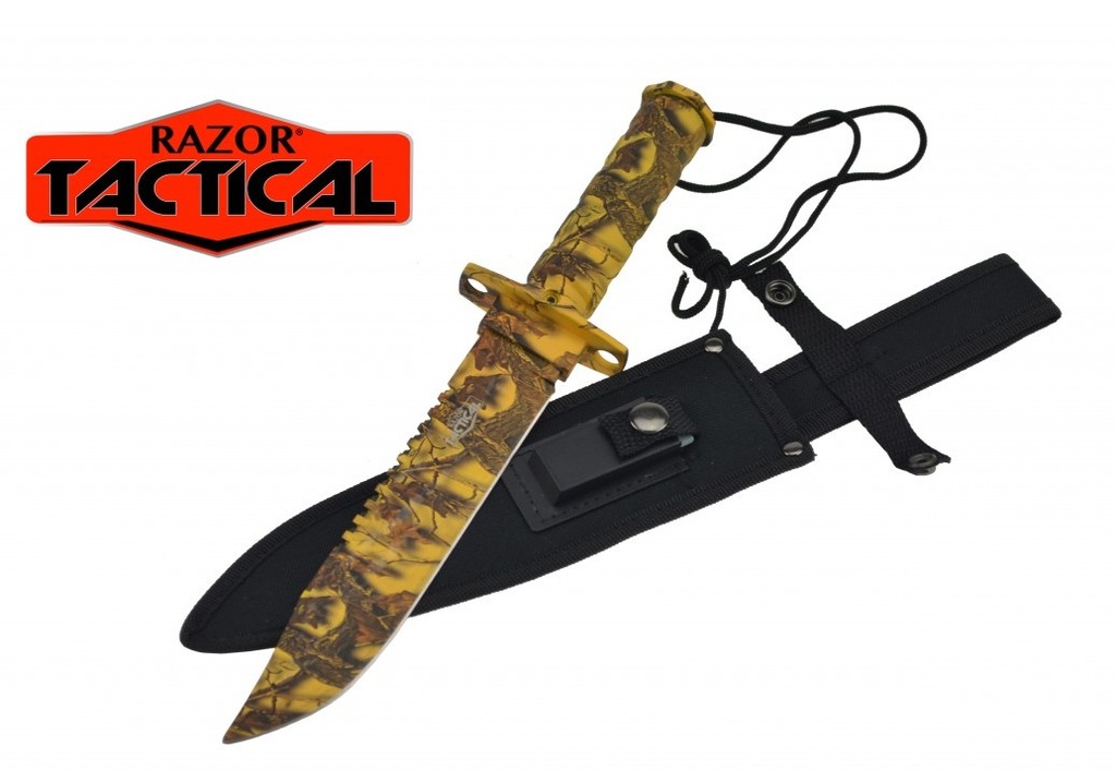 CUCHILLO JAGUAR 14.5'' SURVIVAL KNIFE WITH SHEATH AND KIT RT