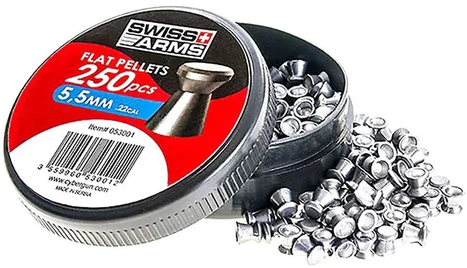 DIABOLO SWISS ARMS CAL 5.5 PLANO 250 PZAS 053001