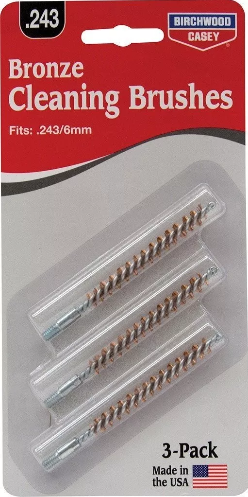 ESCOBILLON LIMPIEZA CAÑON CAL 243 6MM 3 PIEZAS 41238