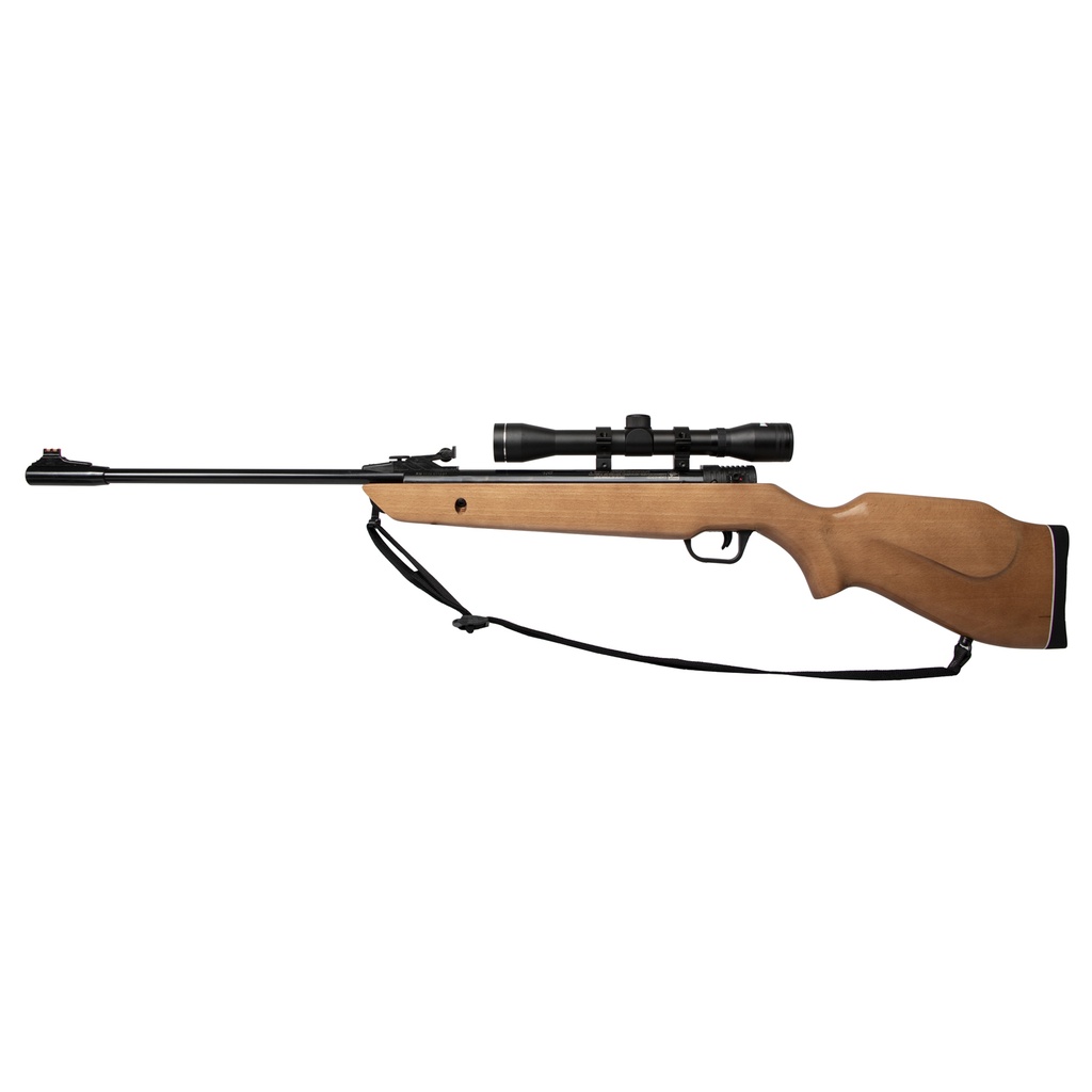 RIFLE DE DIABOLO MENDOZA CAL 5.5 CENTENARIO BARNIZ MIRA 4X32  01005101CN02