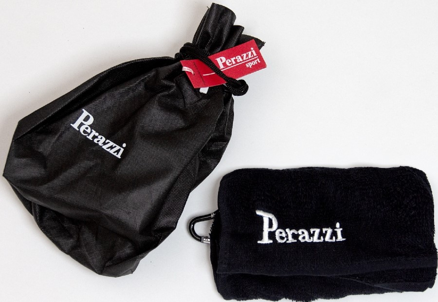 TOALLA PERAZZI COTTON TOWEL C/MOSCHETTONE NEGRO 8224HT