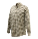 CAMISA BERETTA WOOD BUTTON DOWN BEIGE &amp;RUST CHECK LU210T164501AH