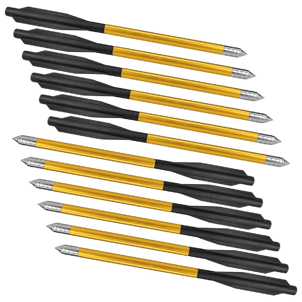 FLECHA BALLESTA MENDOZA DE ALUMINIO 6.5 PULGADAS 12 PAZK MAR-022