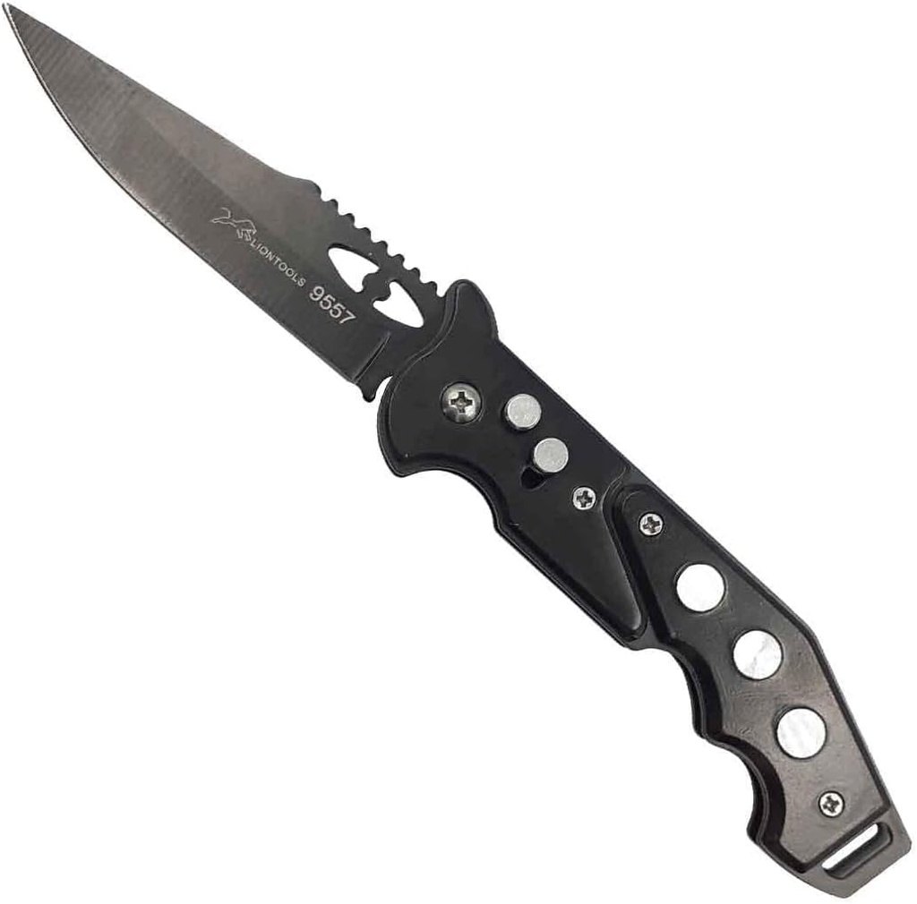 NAVAJA LION TOOLS 3 1/2'' PAVONADA AUTOMATICA CLIP 9557