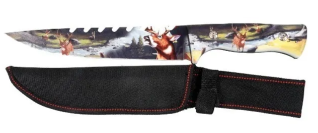 CUCHILLO LION TOOLS 8&quot; VENADO CON FUNDA 8473