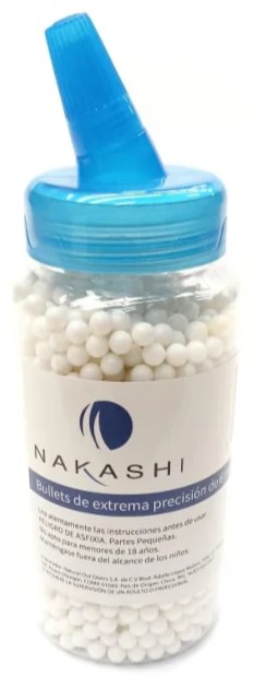 EQUIBULLETS NAKASHI 12G 6MM 2000 PZAS BULL12-