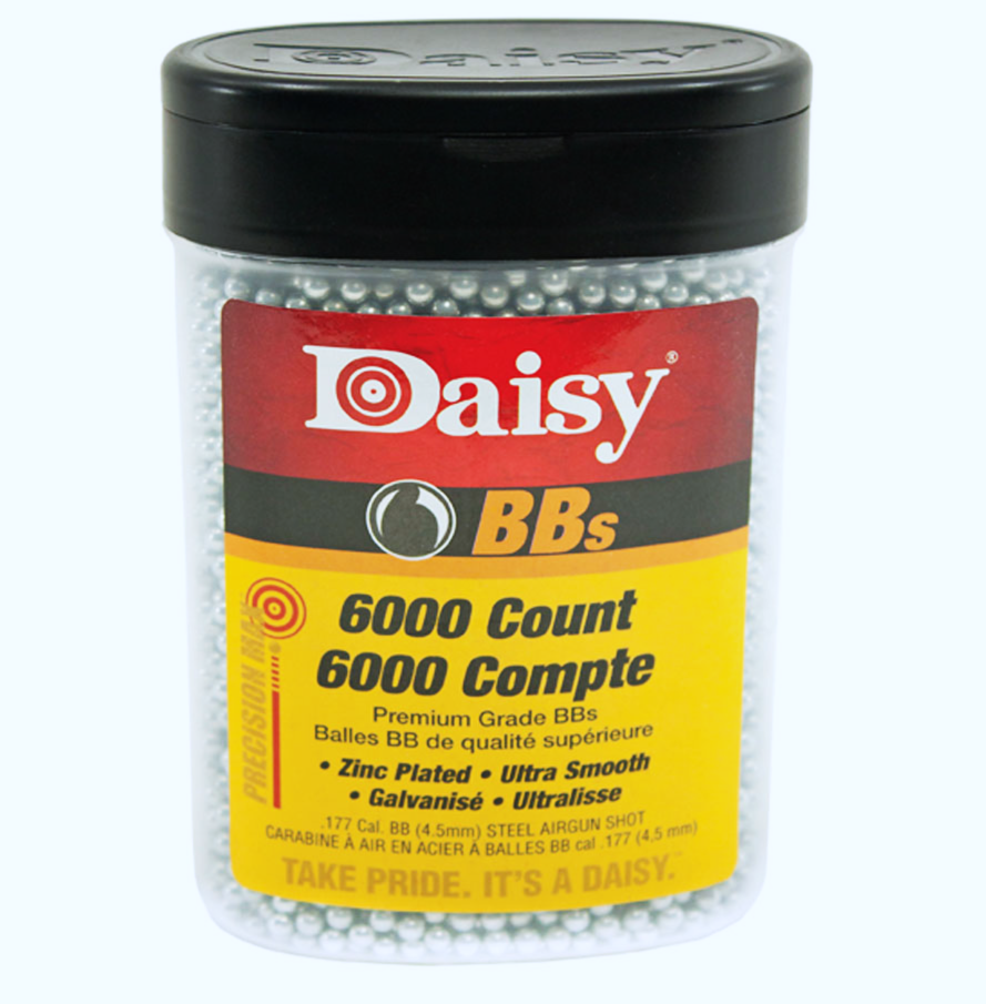 MUNICION ACERO DAISY PLATEADAS BOTE C/6000 980060-904