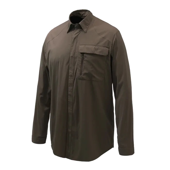 CAMISA BERETTA STORM CHOCOLATE BROWN LU014T1937080X