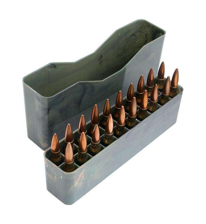 CAJA PARA CARTUCHOS MTM CAL 375*20 CAMO