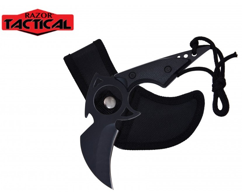 CUCHILLO JAGUAR 6.5&quot; FIXED BLADE KARAMBIT KNIFE W. SHEATH RT