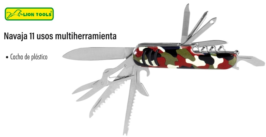 NAVAJA LION TOOLS MULTIHERRAMIENTA 11N1 LT 0875