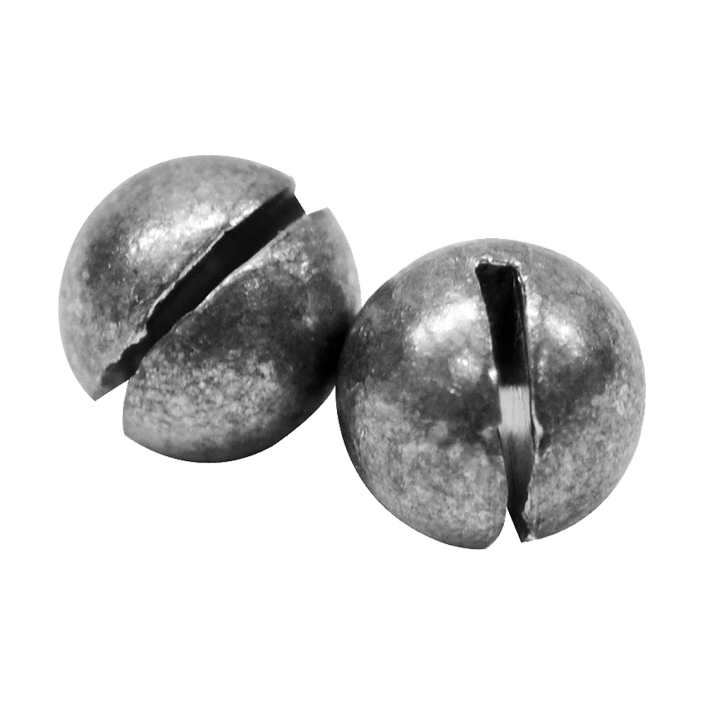 PLOMO GIMBEL P/PESCA C/RANURA QJ00 .55G 50 PZAS 15PLOMOS156QI