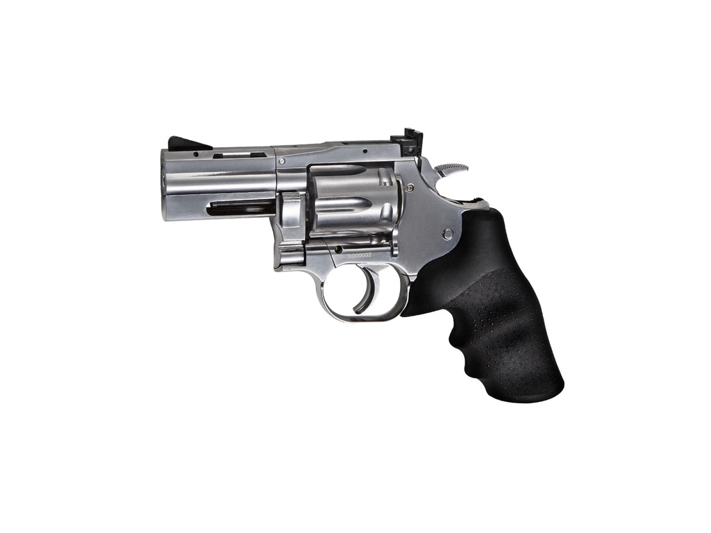 REVOLVER DAN WESSON 715 2.5&quot; CO2 PELLETS PLATA 18615