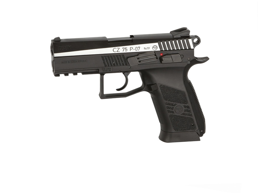 PISTOLA CZ 75 P-07 DUTY CO2 CALIBRE 4.5 BLOWBACK BICOLOR 16533