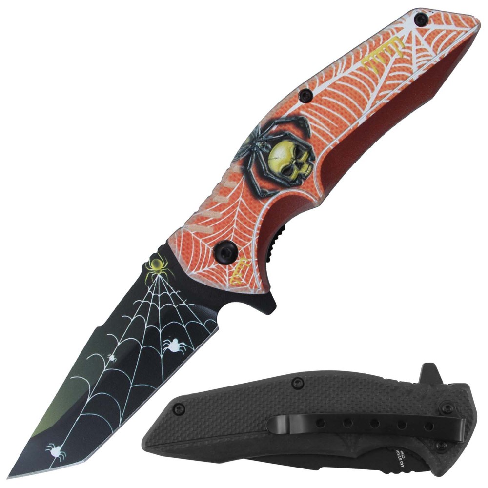NAVAJA JAGUAR POCKET 4.5&quot; SPRING ASSITED KNIFE RT-7379OR