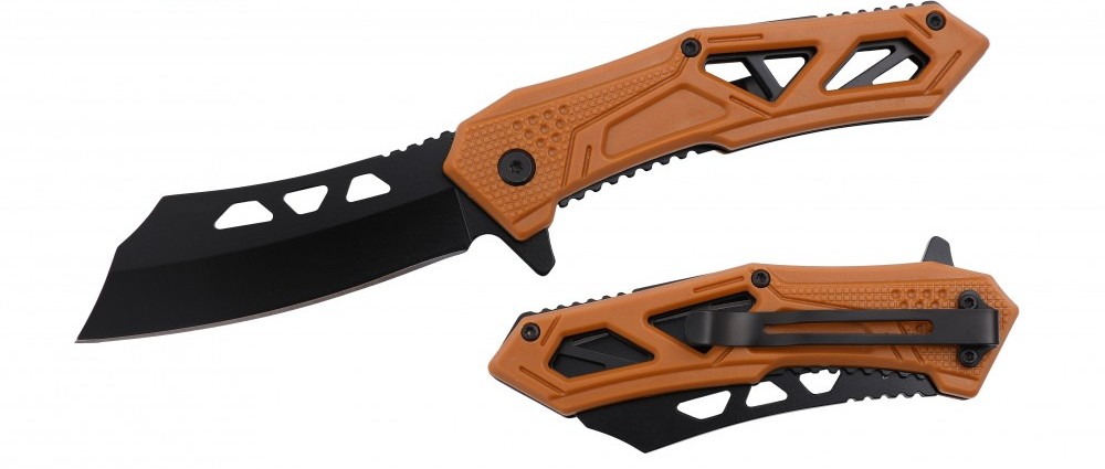 NAVAJA JAGUAR POCKET 4.75&quot; SPRING ASSITED KNIFE RT-7364BN