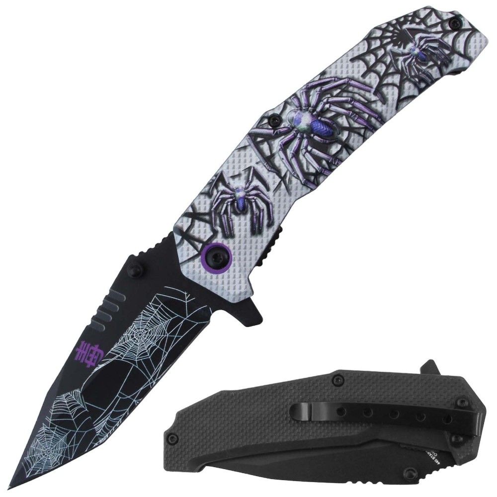 NAVAJA JAGUAR POCKET 4.5&quot; SPRING ASSITED KNIFE RT-7383BL (copia)