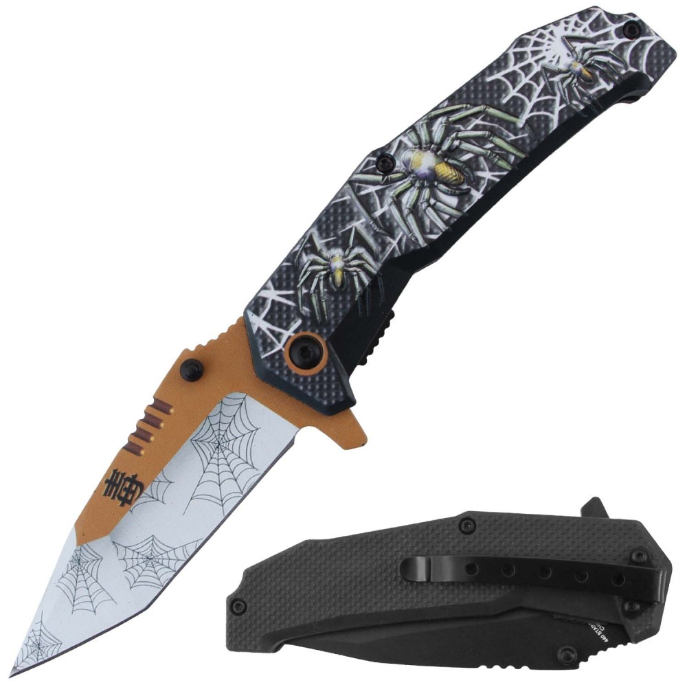NAVAJA JAGUAR POCKET 4.5&quot; SPRING ASSITED KNIFE RT-7383GN (copia)