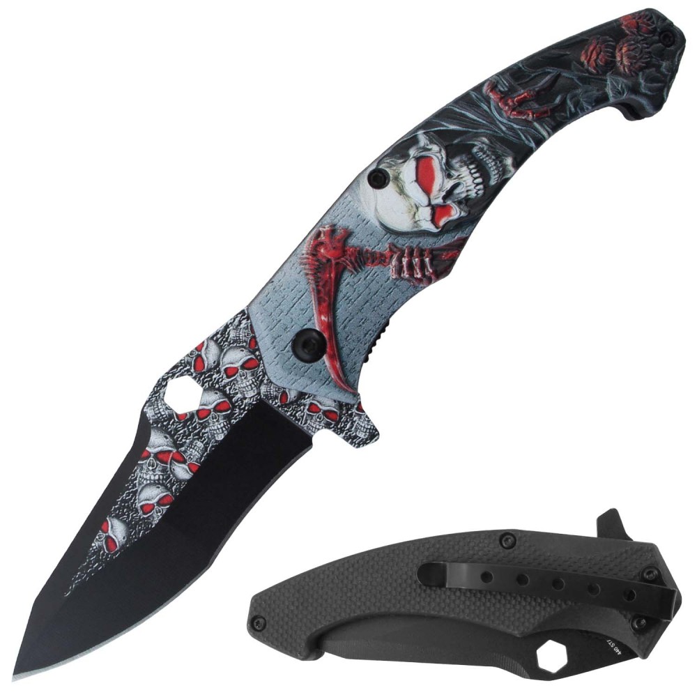 NAVAJA JAGUAR POCKET 4.5&quot; SPRING ASSITED KNIFE RT-7383YL (copia)