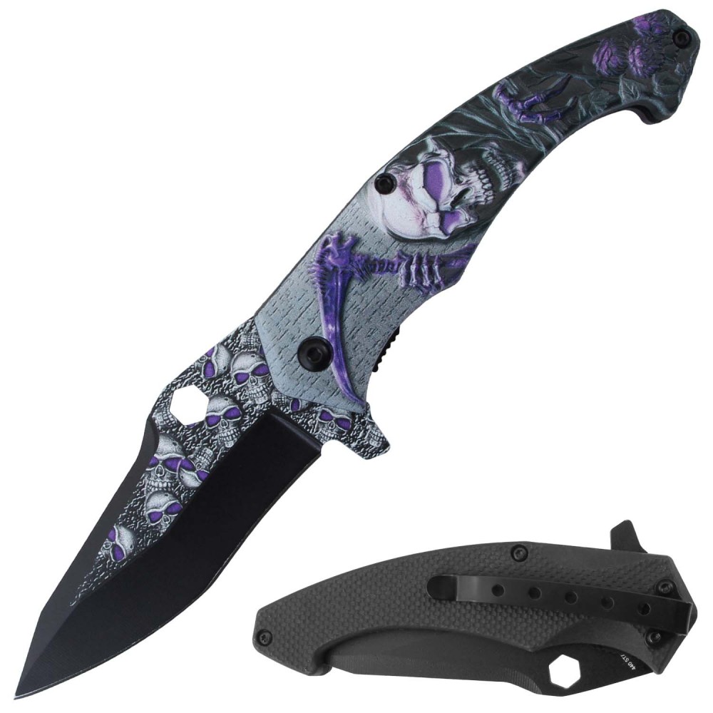 NAVAJA JAGUAR POCKET 4.5&quot; SPRING ASSITED KNIFE RT-7382YL (copia)