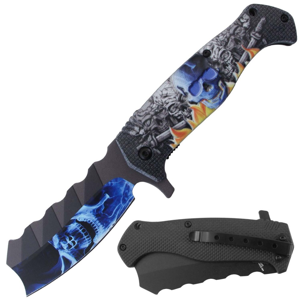 NAVAJA JAGUAR POCKET 4.5&quot; SPRING ASSITED KNIFE RT-7382BL (copia)