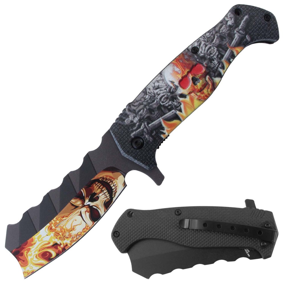 NAVAJA JAGUAR POCKET 4.5&quot; SPRING ASSITED KNIFE RT-7385RD