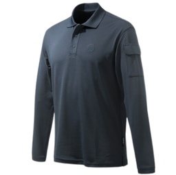 [PB25D] PLAYERA BERETTA POLO MILLER LONG SELEEVES BLUE MP025T2012053